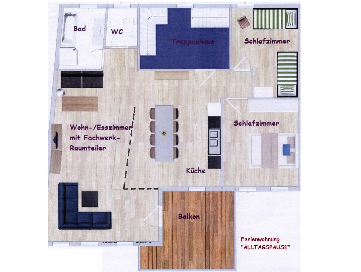 וולקאך Das Altstadthaus מראה חיצוני תמונה